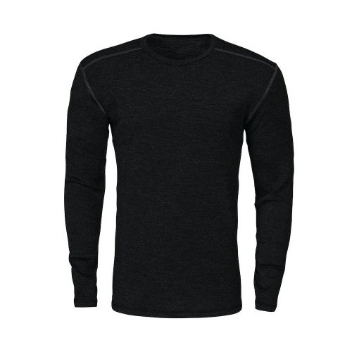 Front - Projob Mens Wool Round Neck Thermal Top