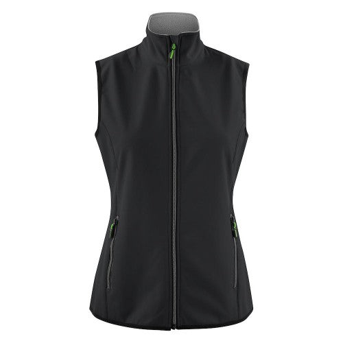Front - Printer Womens/Ladies Trial Softshell Vest
