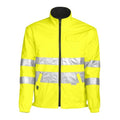 Front - Projob Mens Hi-Vis Reversible Jacket