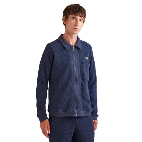 Front - Umbro Mens Percival Tonal Tape Track Jacket