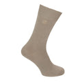 Front - Timberland Mens Cotton Flat Knit Long Socks