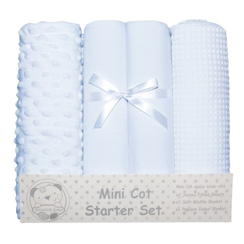 Front - Snuggle Baby Mini Cot Starter Set (4 Pieces)