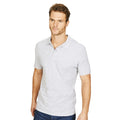 Sport Gray - Back - Absolute Apparel Mens Pioneer Polo