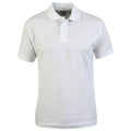 White - Front - Absolute Apparel Mens Pioneer Polo