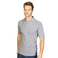 Sport Gray - Back - Absolute Apparel Mens Precision Polo