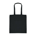 Black - Back - Absolute Apparel Cotton Shopper Bag