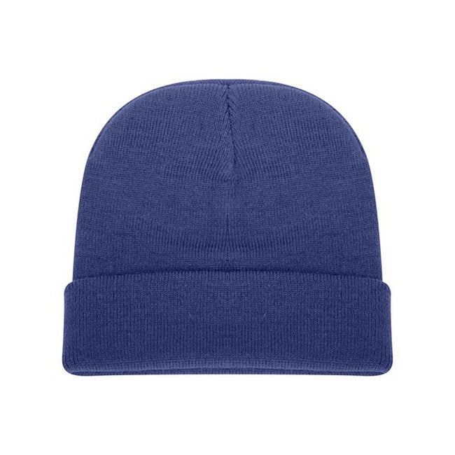 Royal - Side - Absolute Apparel Knitted Turn Up Ski Hat