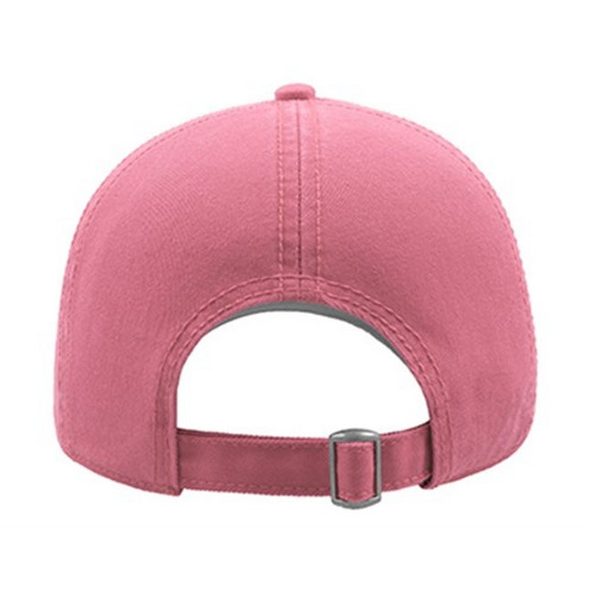 Pink - Side - Atlantis Action 6 Panel Chino Baseball Cap