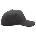 Dark Grey - Back - Atlantis Cargo Weathered Visor 5 Panel Cap