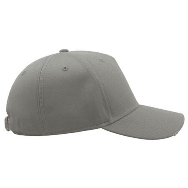 Gray - Back - Atlantis Cargo Weathered Visor 5 Panel Cap
