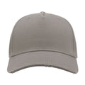 Gray - Side - Atlantis Cargo Weathered Visor 5 Panel Cap