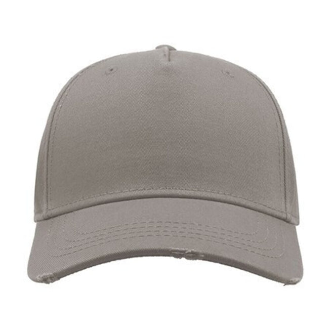 Gray - Side - Atlantis Cargo Weathered Visor 5 Panel Cap