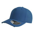 Blue - Front - Atlantis Cargo Weathered Visor 5 Panel Cap