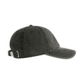 Black - Side - Atlantis Digg Pigment Dyed 6 Panel Cap