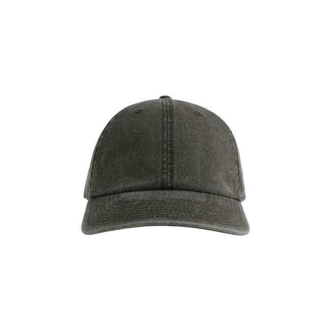Black - Pack Shot - Atlantis Digg Pigment Dyed 6 Panel Cap