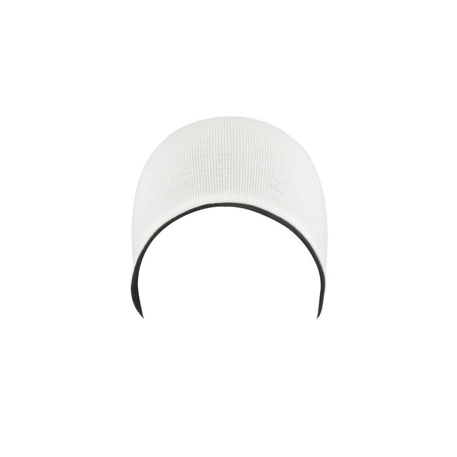 White-Black - Lifestyle - Atlantis Extreme Reversible Jersey Slouch Beanie