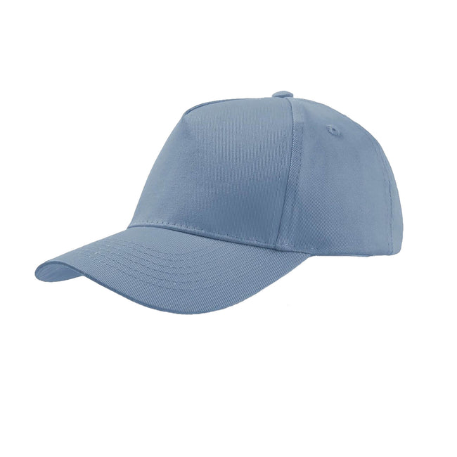 Light Blue - Front - Atlantis Childrens-Kids Start 5 Cap 5 Panel