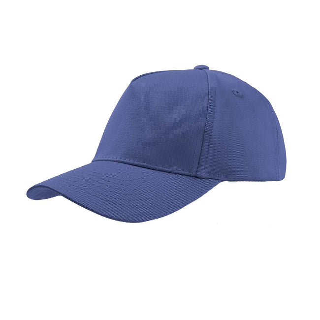 Royal - Front - Atlantis Childrens-Kids Start 5 Cap 5 Panel