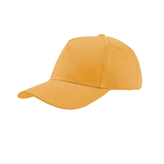 Yellow - Front - Atlantis Childrens-Kids Start 5 Cap 5 Panel