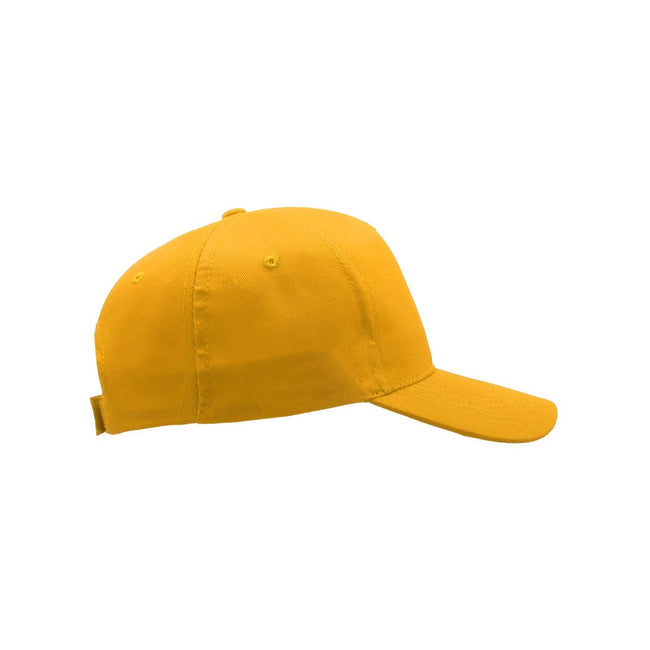Yellow - Side - Atlantis Childrens-Kids Start 5 Cap 5 Panel