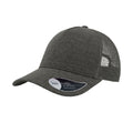 Dark Gray - Front - Atlantis Rapper Jersey Mid Visor Trucker Cap
