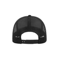 Black-Black - Back - Atlantis Rapper Cotton 5 Panel Trucker Cap