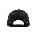 Olive-Black - Back - Atlantis Rapper Cotton 5 Panel Trucker Cap
