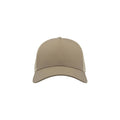 Khaki-Stone - Side - Atlantis Rapper Cotton 5 Panel Trucker Cap