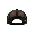 Olive-Black - Close up - Atlantis Rapper 5 Panel Trucker Cap