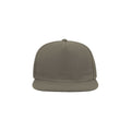Gray - Side - Atlantis Flat Visor 5 Panel Cap