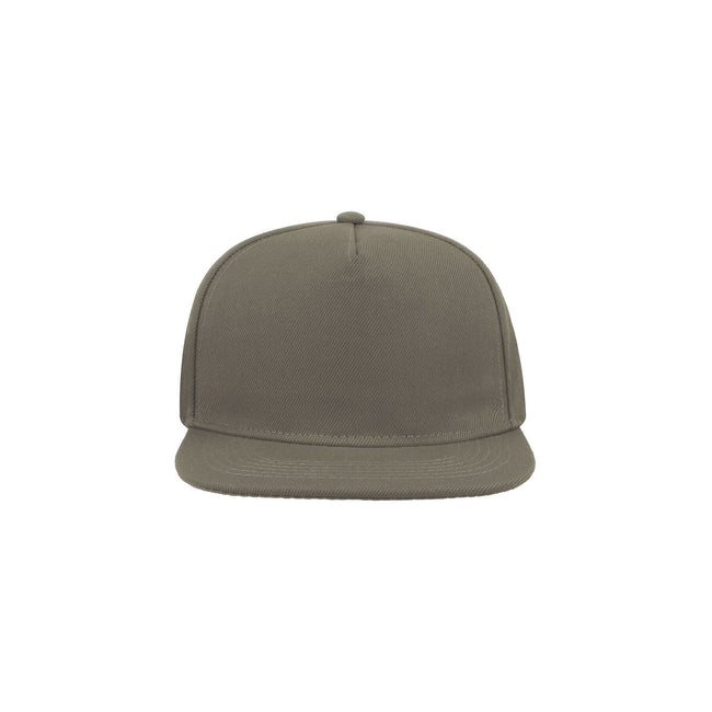 Gray - Side - Atlantis Flat Visor 5 Panel Cap