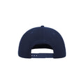 Navy - Back - Atlantis Flat Visor 5 Panel Cap