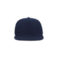 Navy - Side - Atlantis Flat Visor 5 Panel Cap