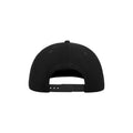 Black - Back - Atlantis Flat Visor 5 Panel Cap