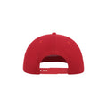 Red - Lifestyle - Atlantis Flat Visor 5 Panel Cap
