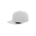 White - Front - Atlantis Flat Visor 5 Panel Cap