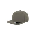 Gray - Front - Atlantis Flat Visor 5 Panel Cap