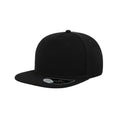 Black - Front - Atlantis Flat Visor 5 Panel Cap