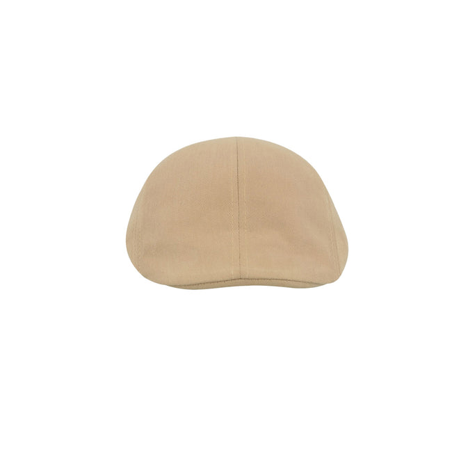 Khaki - Pack Shot - Atlantis Swing Brushed Cotton Flat Cap