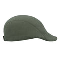 Olive - Back - Atlantis Swing Brushed Cotton Flat Cap