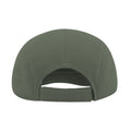 Olive - Side - Atlantis Swing Brushed Cotton Flat Cap