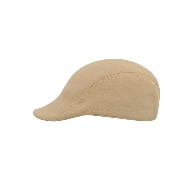 Khaki - Lifestyle - Atlantis Swing Brushed Cotton Flat Cap