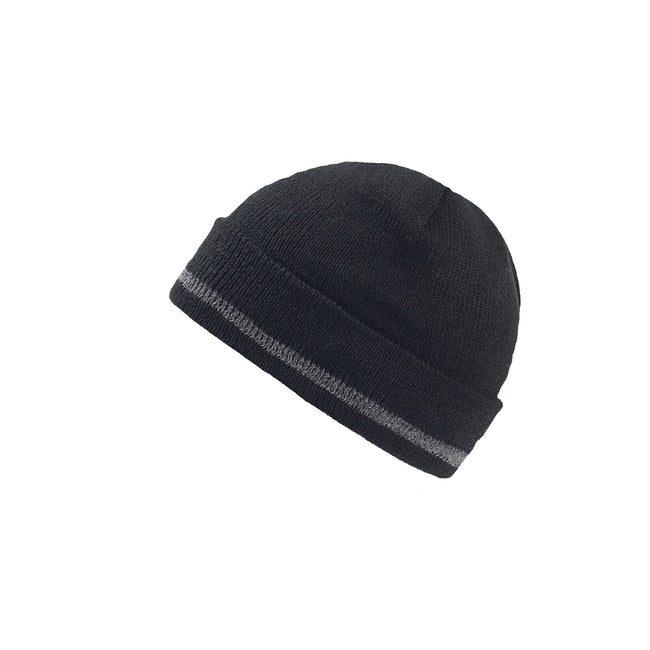 Black - Front - Atlantis Workout Enhanced Visibility Beanie