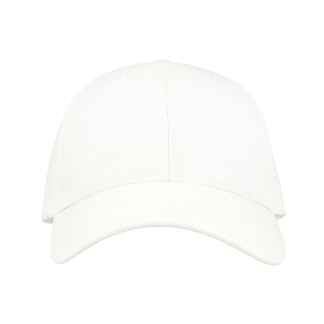 White - Back - Atlantis Zoom Sports 6 Panel Baseball Cap