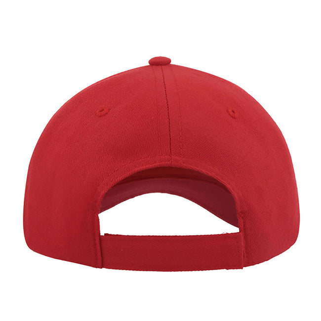 Red - Side - Atlantis Zoom Sports 6 Panel Baseball Cap