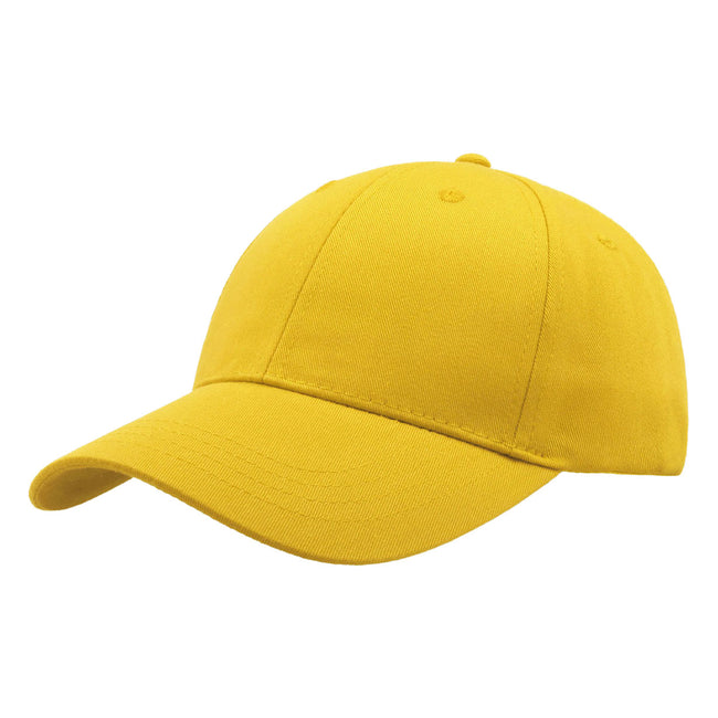 Yellow - Front - Atlantis Zoom Sports 6 Panel Baseball Cap