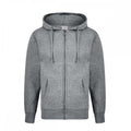 Sport Gray - Front - Casual Classic Mens Zip Hood