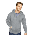 Sport Gray - Back - Casual Classic Mens Zip Hood