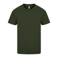 Forest Green - Front - Casual Classic Mens Ringspun Tee