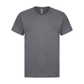 Charcoal - Front - Casual Classic Mens Ringspun Tee